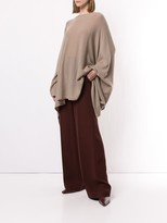 Thumbnail for your product : Agnona Oversized Asymmetric Knitted Top