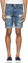 Thumbnail for your product : Levi's Levis Blue Denim Cut-Off 511 Shorts