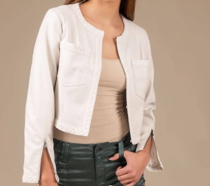 Marrakech Atlas Vegan Leather In White