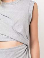 Thumbnail for your product : Alexander Wang T By wrap-around jersey dress
