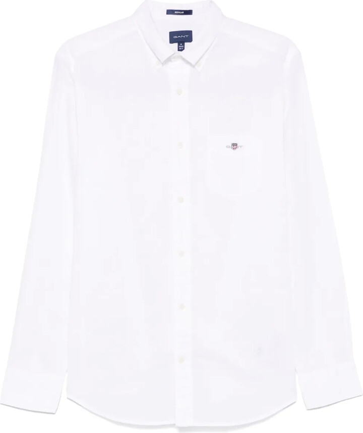 Gant Logo-Embroidered Shirt