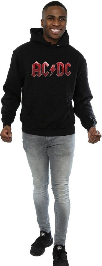 AC/DC Ice Logo Cotton Hoodie - ShopStyle