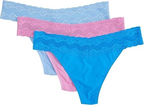 Natori Bliss Perfection Lace-Waist Thong Underwear 750092 - ShopStyle