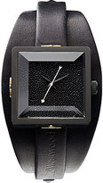 Thumbnail for your product : Vivienne Westwood VV008MBKBK cube stainless steel watch