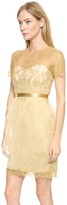 Thumbnail for your product : Notte by Marchesa 3135 Notte by Marchesa Metallic Lace Cocktail Dress