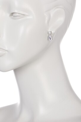 Marchesa Faceted CZ Double Drop Earrings