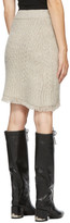 Thumbnail for your product : ANDERSSON BELL Beige Knit Insideout Short Skirt