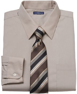 Croft & Barrow® Dress Shirt & Tie Set - Men