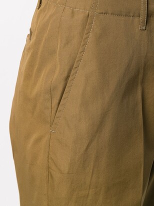 Aspesi High-Waisted Pleated Trousers