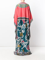Thumbnail for your product : Mary Katrantzou scroll pattern maxi dress