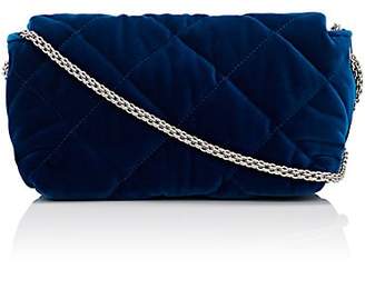 Sonia Rykiel Women's Le Copain Velvet Shoulder Bag - Blue