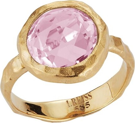 I. Reiss 14K 3.12 ct. tw. Rose Quartz Cocktail Ring