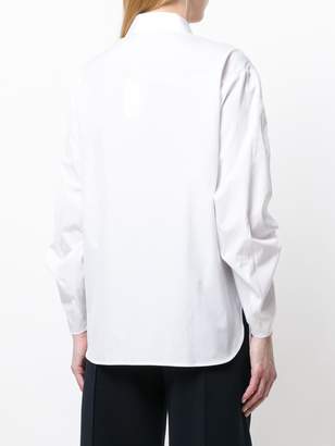 Vince cinched sleeve shirt