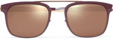 Thumbnail for your product : Mykita Hunter Matte Stainless Steel Sunglasses