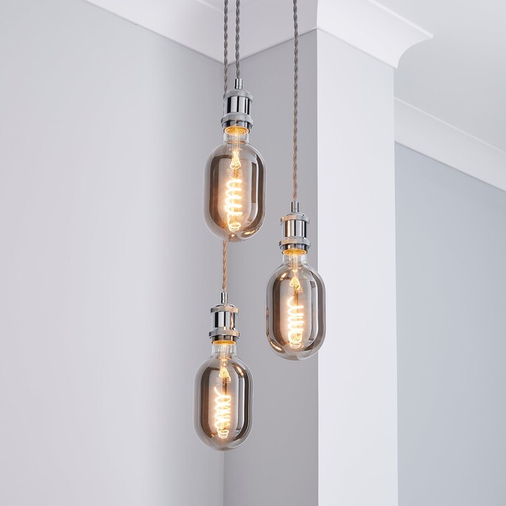 Dunelm Charlie 3 Light Cluster Flex Fitting Chrome ShopStyle