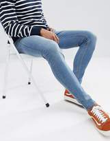 Thumbnail for your product : Cheap Monday Him Spray Super Skinny Jeans Diy Blue