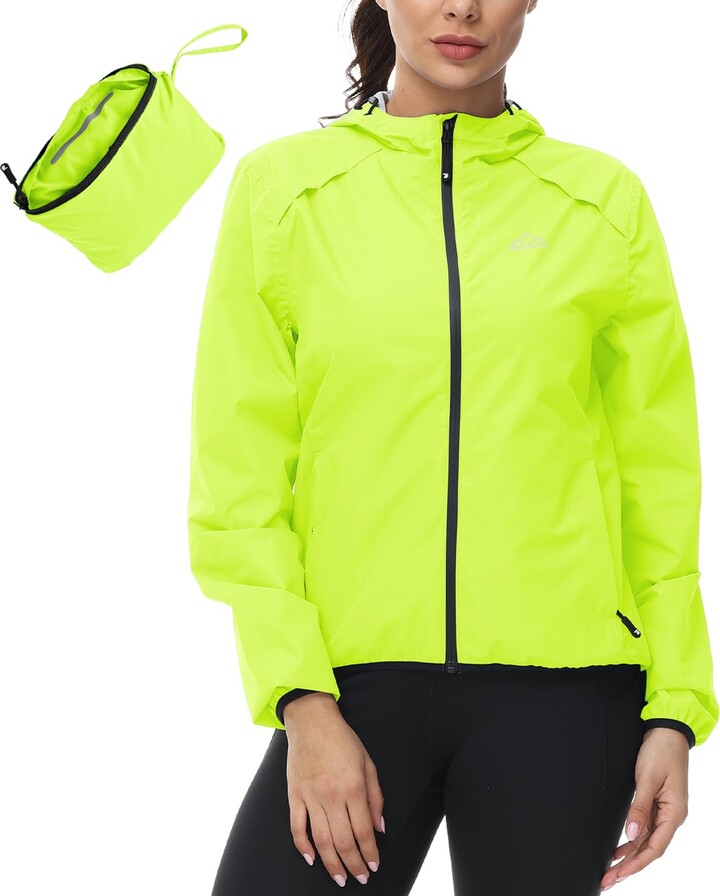 YSENTO Womens Lightweight Waterproof Jackets Packable Rain Coat Hooded