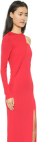 Thumbnail for your product : Yigal Azrouel Cut25 by One Shoulder Long Sleeve Gown