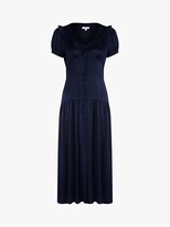 Thumbnail for your product : Ghost Quinn Frill Maxi Dress, Navy