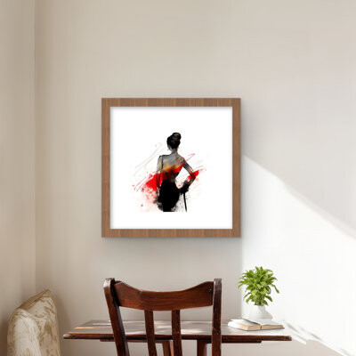 Lark Manor Elegance - Livingroom Framed Matted Print | Home Decor