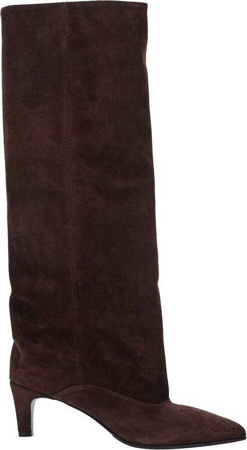Strategia Pointed Knee-Length Boots