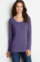 Thumbnail for your product : J. Jill Perfect pima long-sleeve delicate scoop-neck tee