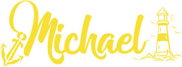 Anchor Lighthouse Nursery Bedroom Wall Decal