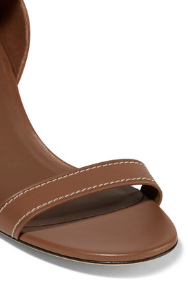Burberry Leather Sandals - Brown