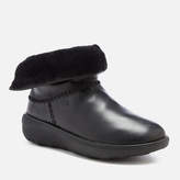 Thumbnail for your product : FitFlop Women's Mukluk Leather Shorty 2 Boots - Black