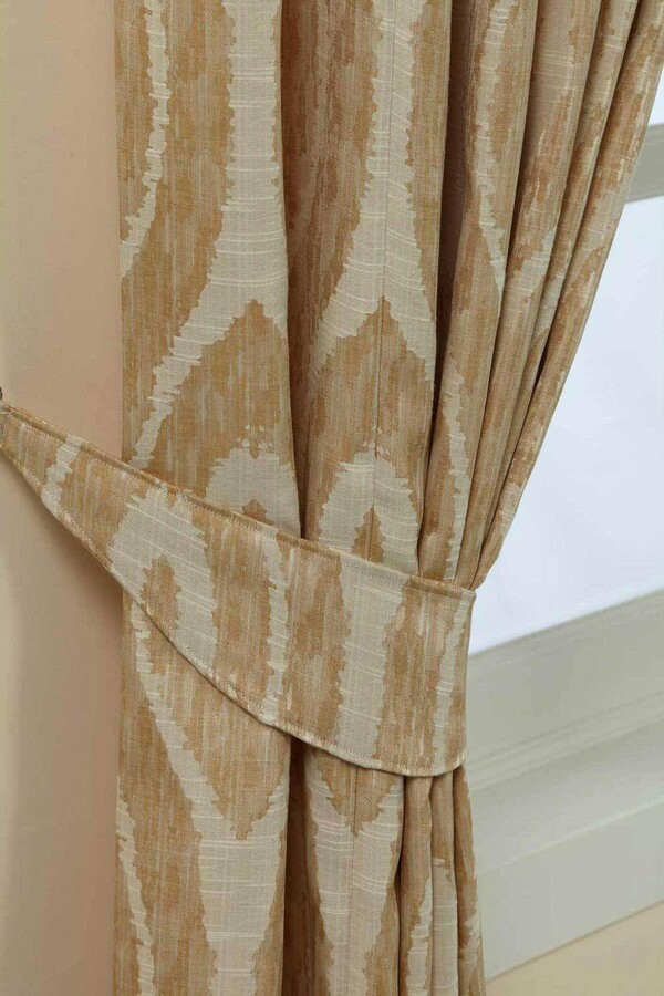Homescapes Ikat Jacquard Curtain Tie Back Pair ShopStyle