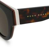 Thumbnail for your product : HUGO BOSS tortoiseshell-effect sunglasses