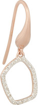 Thumbnail for your product : Monica Vinader Riva rose gold-plated diamond earrings