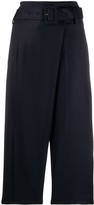 Thumbnail for your product : Eudon Choi Belted Wide Leg Trousers