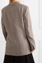 Thumbnail for your product : Rokh Oversized Houndstooth Tweed Blazer - Sand
