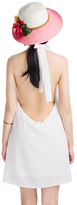 Thumbnail for your product : Choies White Halter Backless Shift Dress
