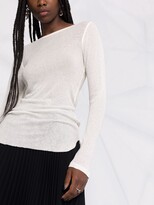 Thumbnail for your product : Ann Demeulemeester long-sleeved cotton T-shirt