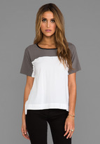 Thumbnail for your product : James Perse Colorblock Tee