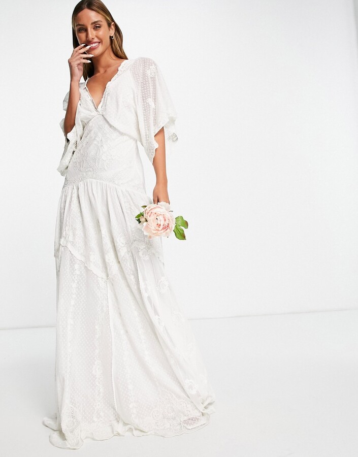 embroidered mesh dress uk