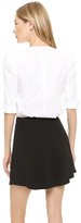 Thumbnail for your product : Carven Cotton Short Sleeve Top