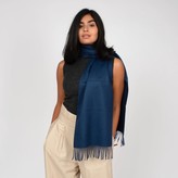 Thumbnail for your product : Navy Baby Alpaca Fringed Scarf