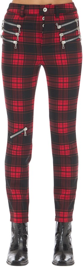 Red Plaid Trousers | Shop The Largest Collection | ShopStyle