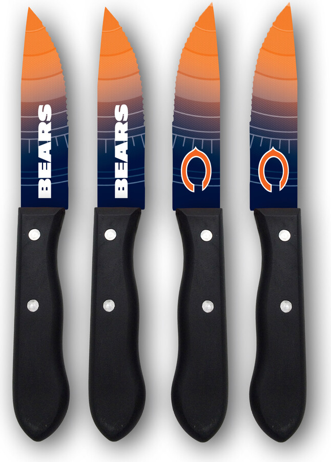 Woodrow Chicago Bears 4-Piece Stainless Steel Steak Knife Set