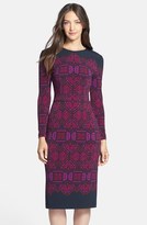 Thumbnail for your product : Maggy London Print Jersey Sheath Dress