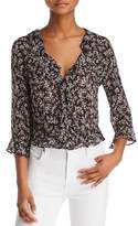 Thumbnail for your product : Bailey 44 Extracurricular Ruffled Floral Print Top