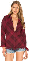 Thumbnail for your product : Maison Scotch Boxy Plaid Top