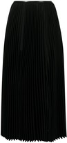Thumbnail for your product : Peter Do High-Waisted Pleated Midi Skirt