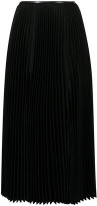 Peter Do High-Waisted Pleated Midi Skirt