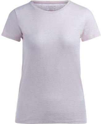 Majestic Filatures Pink And Silver Lurex T-shirt