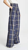 Thumbnail for your product : Sonia Rykiel Wide Leg Plaid Pants