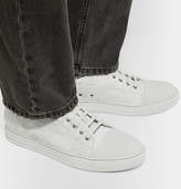 Thumbnail for your product : Lanvin Cap-Toe Nubuck And Rubberised-Leather Sneakers